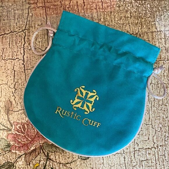 Rustic Cuff Bracelet-Adjustable red with silver band. Inscribed w/“love. EUC! - Picture 7 of 8